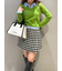 シャツレイヤードニットトップス