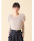 【WEB限定カラー】アームウォーマー付きフェザーヤーンコンパクトトップス