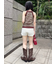 ロゴジャガードアメスリニットトップス