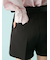ベルト付きハイウエストショートパンツ