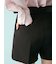 ベルト付きハイウエストショートパンツ