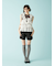 ベルト付きハイウエストショートパンツ