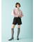 ベルト付きハイウエストショートパンツ