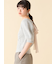 【WEB限定カラー】[L.B CANDY STOCK]シフォンリボンビジューニットトップス