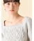 【WEB限定カラー】[L.B CANDY STOCK]シフォンリボンビジューニットトップス
