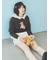 ツイードニットショートパンツ