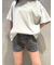 ツイードニットショートパンツ