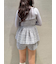 ツイードニットショートパンツ