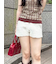 ツイードニットショートパンツ