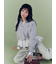 【WEB限定カラー】Lily Bearハーフジップクロップドスウェット