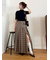 ベルテッドプリーツスカショーパン