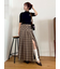 ベルテッドプリーツスカショーパン