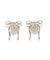 ハートリボンピアス