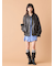 ヴィンテージフェイクレザーブルゾン