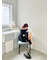 【WEB限定カラー】フェザーヤーンミニスカート