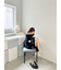 【WEB限定カラー】フェザーヤーンミニスカート