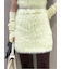 【WEB限定カラー】フェザーヤーンミニスカート