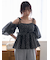 3wayジャガードペプラムビスチェ