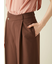 アシメデザインワイドパンツ