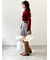 サイドベルトプリーツスカショーパン