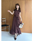 リボンスリングバックパンプス