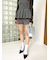 リボンスリングバックパンプス