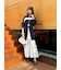 【WEB限定00サイズ】イレヘムティアードスカート
