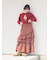 【WEB限定00サイズ】イレヘムティアードスカート
