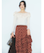 【WEB限定00サイズ】イレヘムティアードスカート