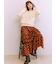 【WEB限定00サイズ】イレヘムティアードスカート