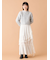 【WEB限定00サイズ】イレヘムティアードスカート