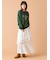 【WEB限定00サイズ】イレヘムティアードスカート