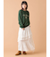 【WEB限定00サイズ】イレヘムティアードスカート