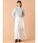 【WEB限定00サイズ】イレヘムティアードスカート