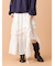 【WEB限定00サイズ】イレヘムティアードスカート
