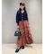 【WEB限定00サイズ】イレヘムティアードスカート