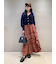 【WEB限定00サイズ】イレヘムティアードスカート