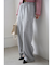 【WEB限定00サイズ】ビジューワイドスウェットパンツ