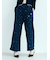 【WEB限定00サイズ】ビジューワイドスウェットパンツ