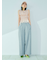 【WEB限定00サイズ】ビジューワイドスウェットパンツ