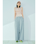 【WEB限定00サイズ】ビジューワイドスウェットパンツ
