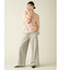 【WEB限定00サイズ】ビジューワイドスウェットパンツ