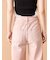 【WEB限定00サイズ】ステップウエストワイドデニムパンツ