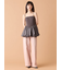 【WEB限定00サイズ】ステップウエストワイドデニムパンツ