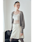 【LILY BROWN Lingerie】カップ付ハーフシアーキャミ