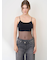 【LILY BROWN Lingerie】カップ付ハーフシアーキャミ
