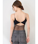 【LILY BROWN Lingerie】カップ付ハーフシアーキャミ