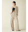 【LILY BROWN Lingerie】カップ付ハーフシアーキャミ