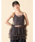 【LILY BROWN Lingerie】カップ付フリルチュールキャミ