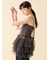 【LILY BROWN Lingerie】カップ付フリルチュールキャミ